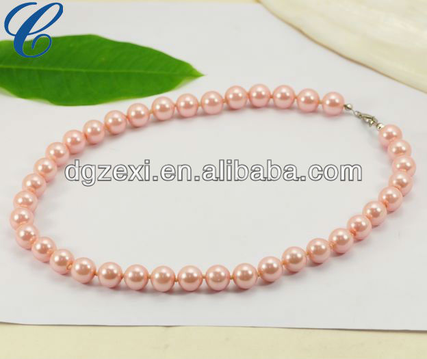 Pink Pearl Necklace