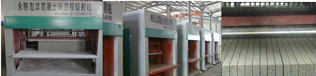 Foam concrete block machine