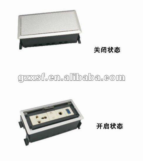 隠された付き電源ソケット5x0103卓上用ピン電源プラグ問屋・仕入れ・卸・卸売り