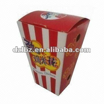 cheap price paper box for popcorn