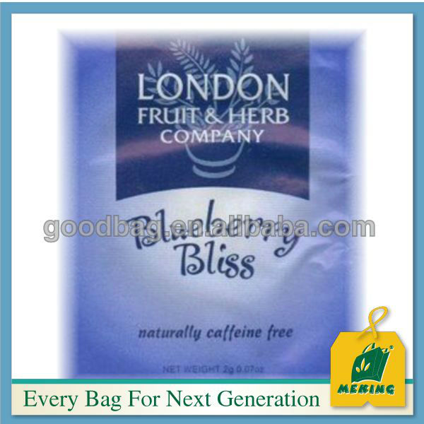 Printing Plastic Compound Fancy Tea Bags, MJ-0480-Y, China Manufacturer