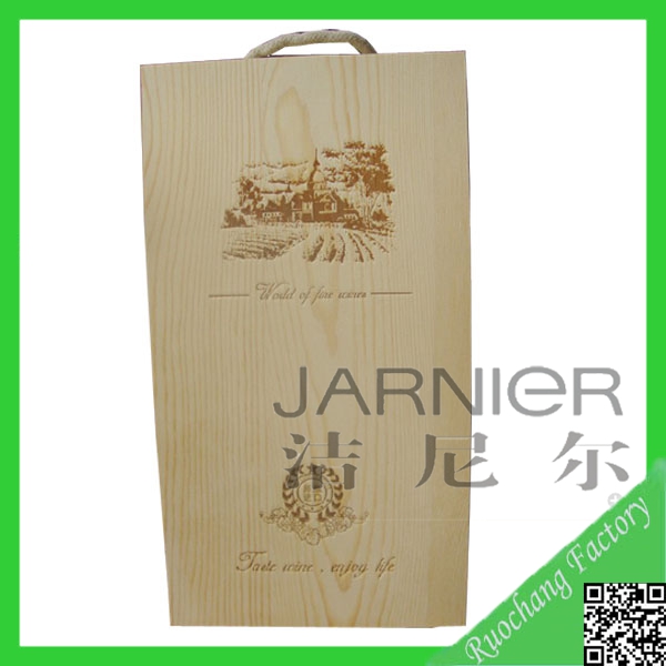 High quality antique wooden wine or champagne box,decorative wine boxes,empty wine box