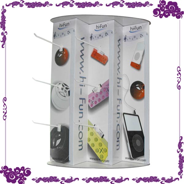 Cardboard Chewing Gum Corrugated Display Stand Paper Chewing Gum Display