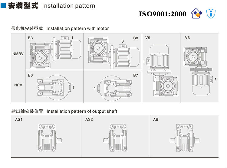bonfiglioli証明書中国のi so9001nmrvシリーズのワームのような輪駆動自動車産業用減速ギヤボックス問屋・仕入れ・卸・卸売り