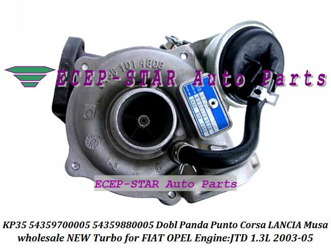 KP35 FIAT Dobl Panda Punto OPEL Corsa LANCIA Musa 2003-05 1.3L JTD 54359700005 54359880005 turbocharger (5)