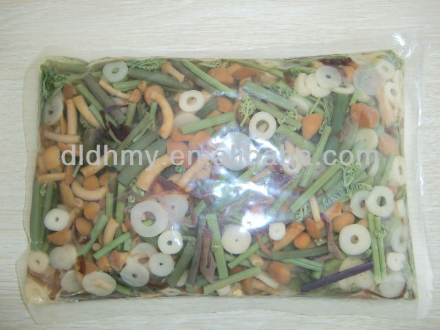 different kinds of vegetables mixed together