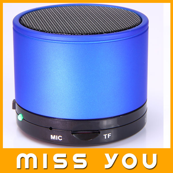 bluetooth speaker sardine with memory card slot/mp3/handfree/stereo sound