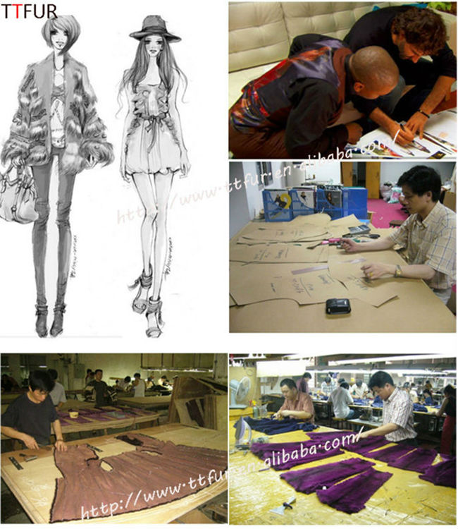 本物のミンク毛皮の編み上げtt-223女性のための仕入れ・メーカー・工場