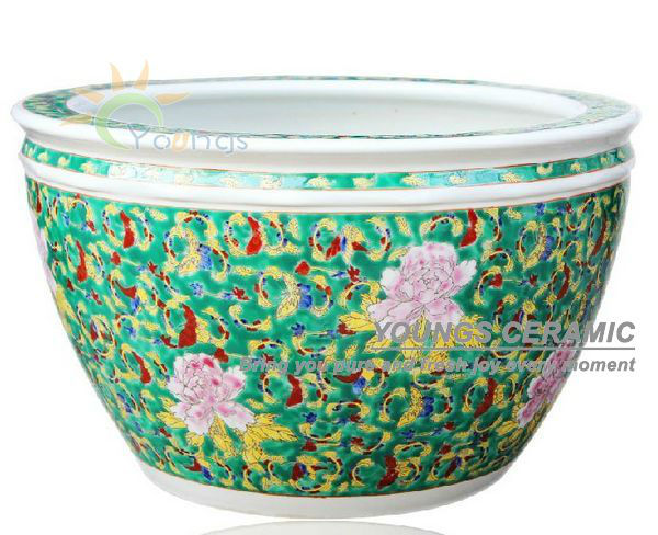 sale large chinease famille rose ceramic plant pots for sale large chinease famille rose ceramic plant pots for