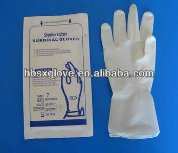 パウダーフリーラテックス手袋滅菌外科用マレーシア仕入れ・メーカー・工場