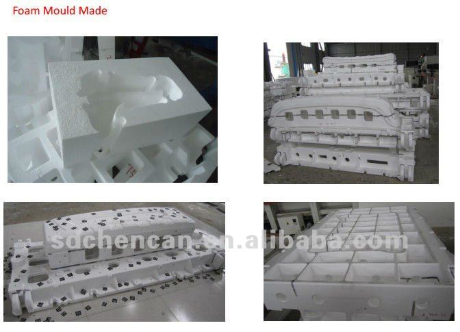 発泡スチロール4軸のcnc木工アルミニウム金型ファウンドリ用パターンは、 マシンを作る仕入れ・メーカー・工場