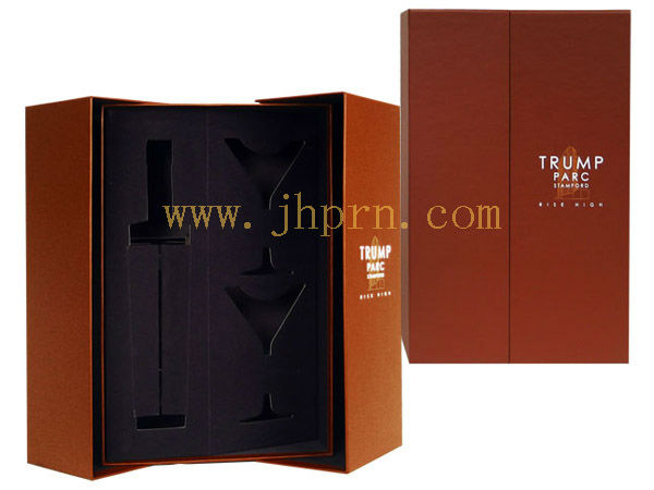 luxury paper wine gift box for champagne