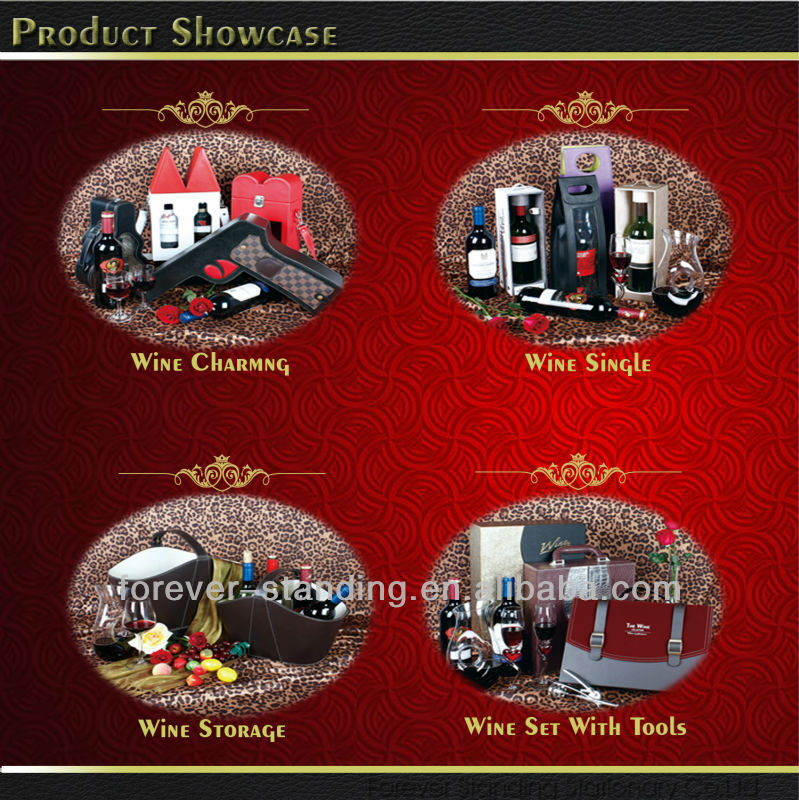 中国の製造元puレザーワイン貯蔵ボックス( 5185)問屋・仕入れ・卸・卸売り