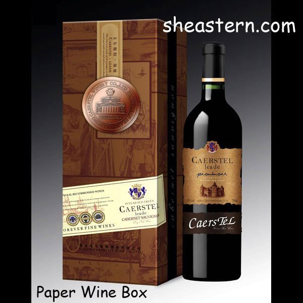 PVC window red wine box
