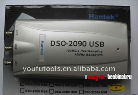 新しいusbhantek6082bepc-usbhantekpc- ベースのデジタルオシロスコープ250msa/s802chmhzの帯域幅問屋・仕入れ・卸・卸売り