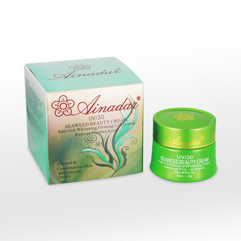  Ainadar UV/30 Seaweed Beauty Cream Whitening Cream - Skin Care Product