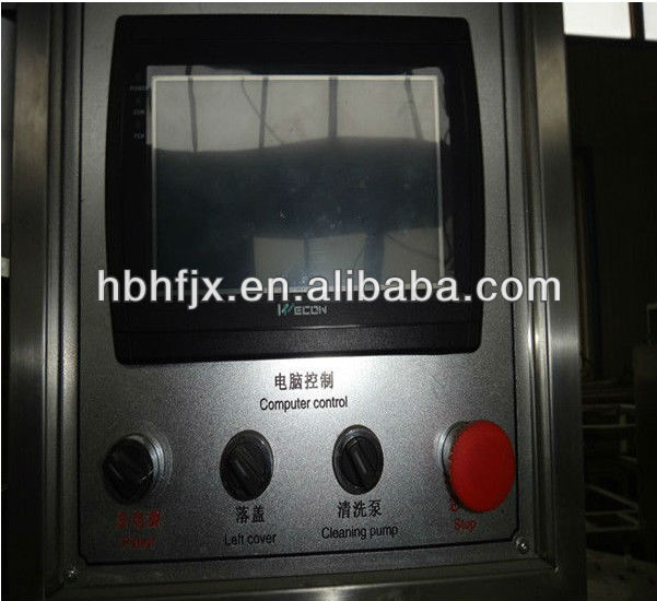 Full automatic liquid filling machine for packing Coconut water in Doypack or standing bag with spout and screw cap