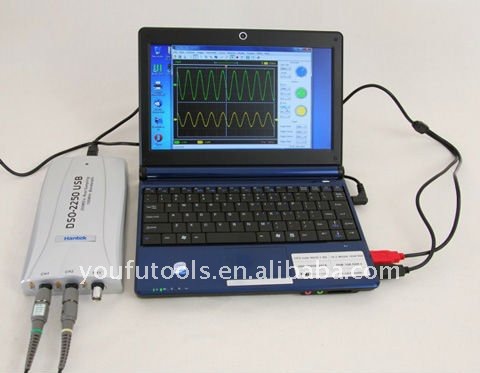 Pcのusbデジタルオシロスコープhantekdso-2250250ms/susb、 mhzの帯域幅1002チャンネル問屋・仕入れ・卸・卸売り