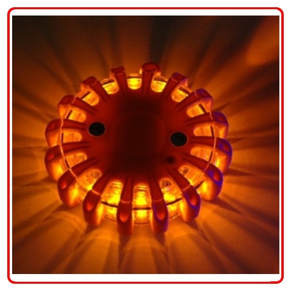 Orange Amber Rechargeable Led Power Flares
