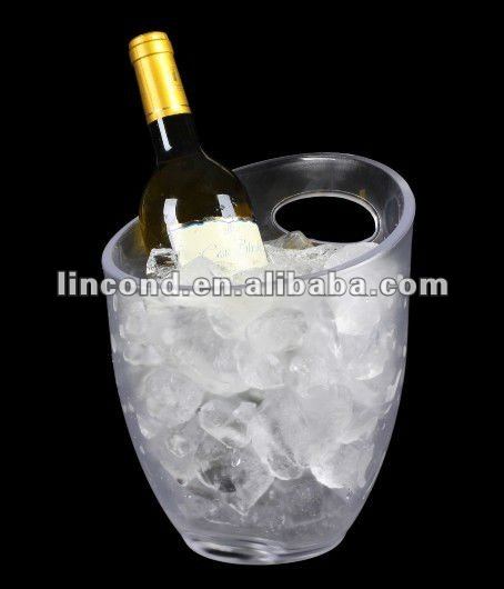 Acrylic ice container/Ice cooler,Acrylic champagne cooler