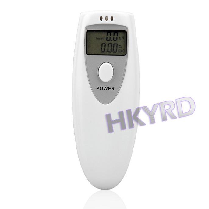 Hot White Portable LCD Digital Breath Alcohol Analyser Breathalyzer Tester  Z0017