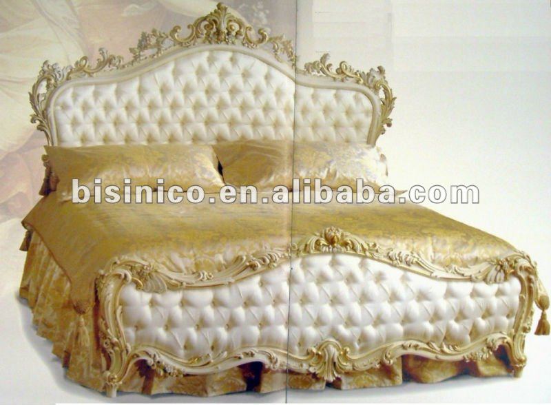 Mano de madera tallada clásica europea hogar muebles de dormitorio ...