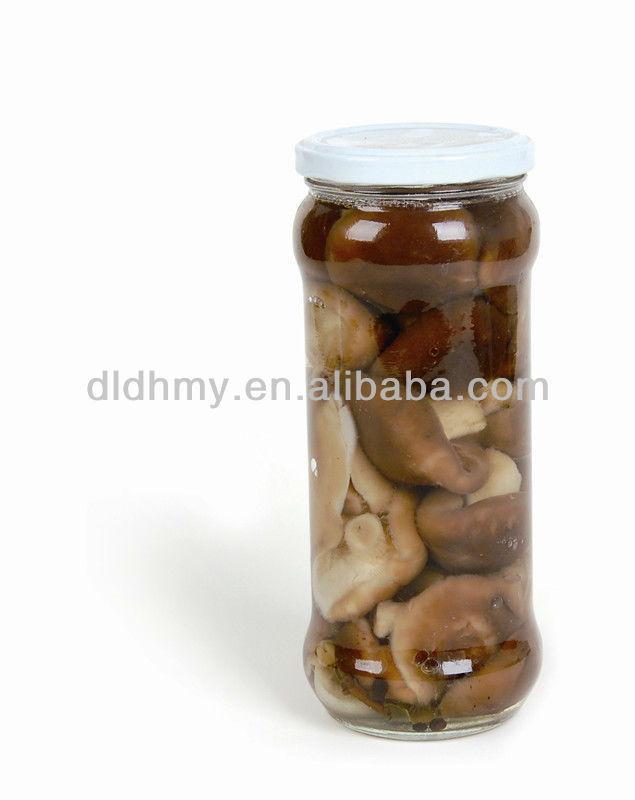 370ml canned organic shiitake mushroom in jar/tin