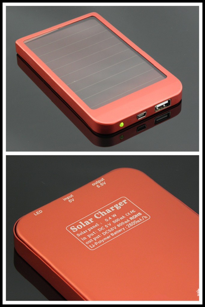 Купить 2600mAh универсальное зарядное устройство солнечной powered ...