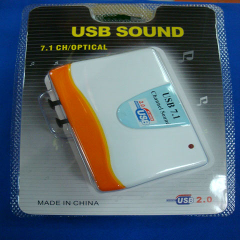 3D窓7のための事実上の5.1の潮コントローラーUSBのサウンドカードの仕事問屋・仕入れ・卸・卸売り