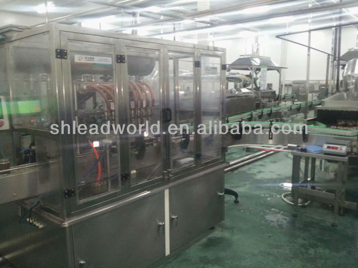 Full Automatic Canned Mushroom Production Line ( Filling Sealling and Labeling Line)