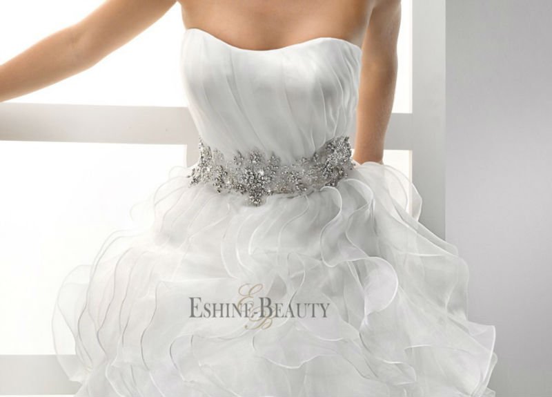 diamond wedding dress