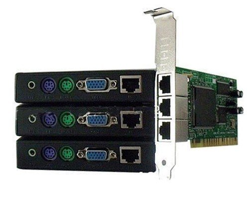 Ncomputing thin client with 3 Terminals
