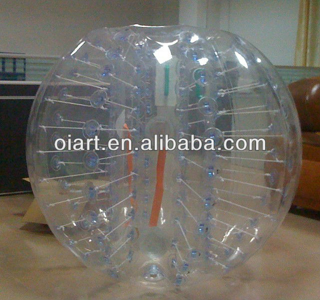 Custom inflatable bubble football, body zorb ball