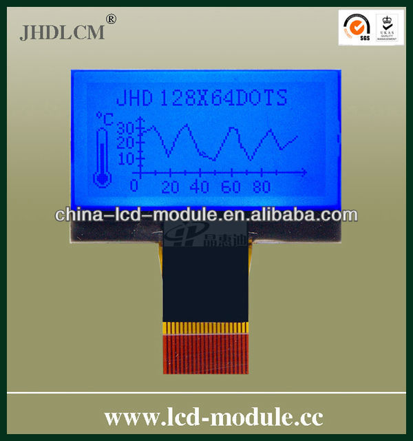 インチlcdモジュール1.2 JHD12864-G06BTB-G-3 高解像度で問屋・仕入れ・卸・卸売り