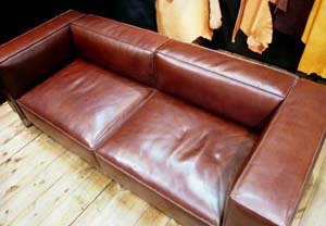 used leather coach