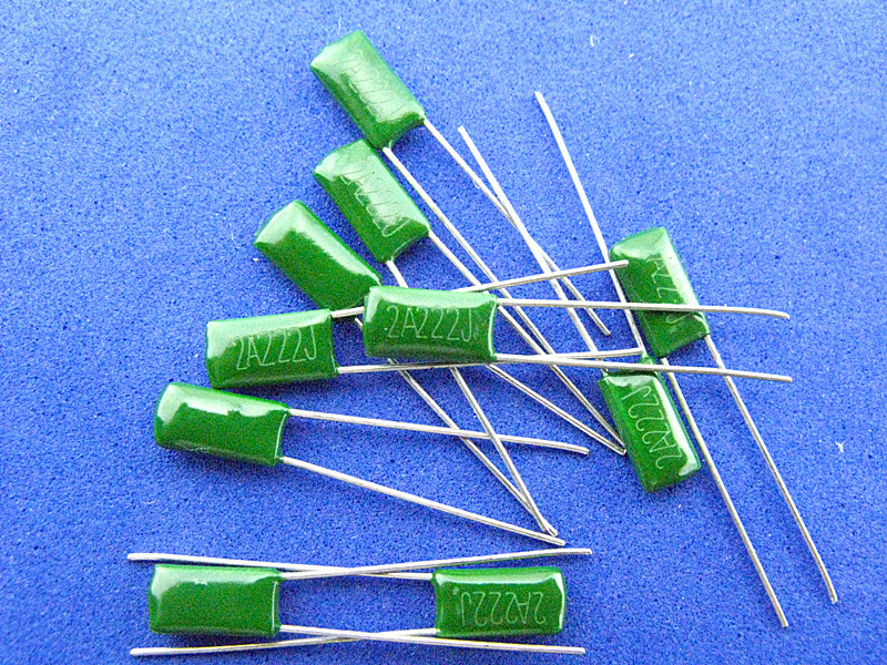 Купить 2a222j 100 v 0,0022 мкф конденсаторы из полиэфирной плёнки, 1000 ...
