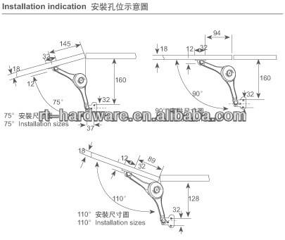 Ronglisifd-b05フラップ滞在、 家具のハードウェア問屋・仕入れ・卸・卸売り