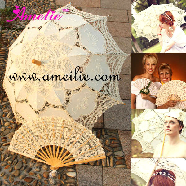 A0101 Beige lace parasol and fan.jpg