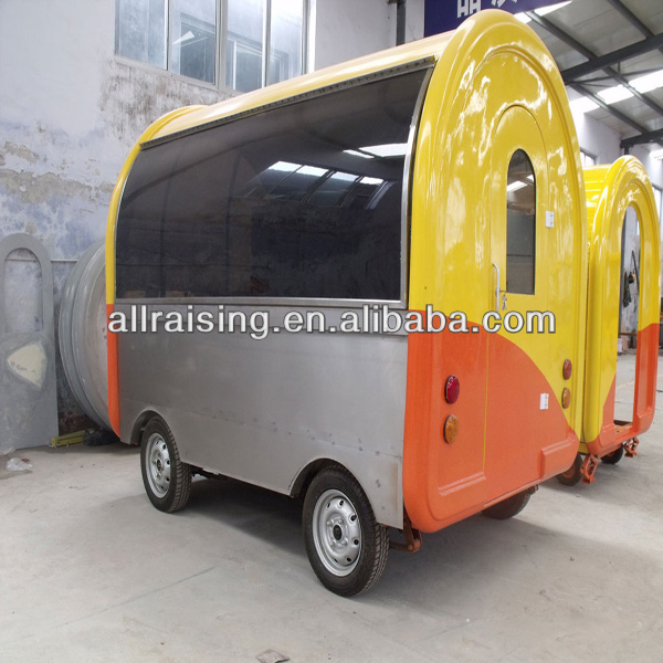 2014 New Style Hamburgers Street Food Kiosk Cart 4 Wheels Food Cart