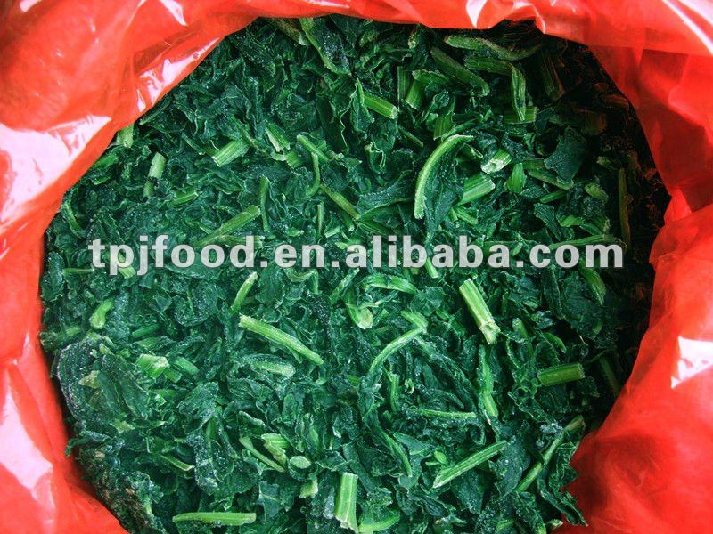 iqf spinach (iqf spinach pieces) with FDA BRC HALAL KOSHER ISO