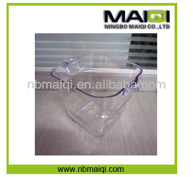 Personalized Wholesale 6L Black Large Ice Champagne Bucket For Party