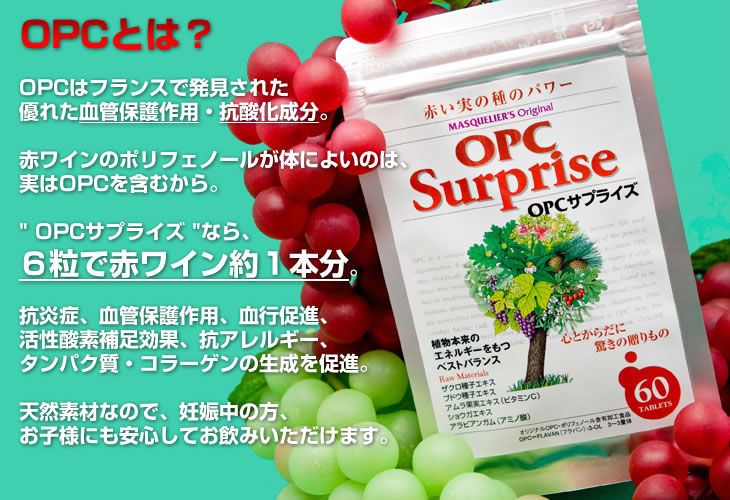 日本製opc驚き栄養補助食品天然ポリフェノールあなたの美と健康のための問屋・仕入れ・卸・卸売り