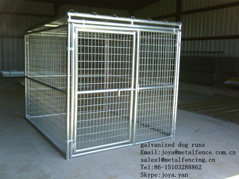 galvanized dog runs