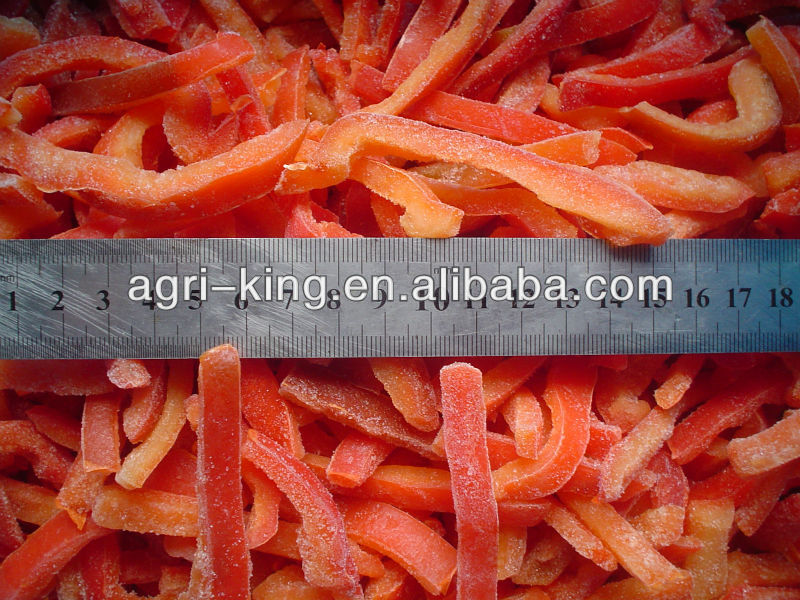 iqf quick frozen yellow pepper slice