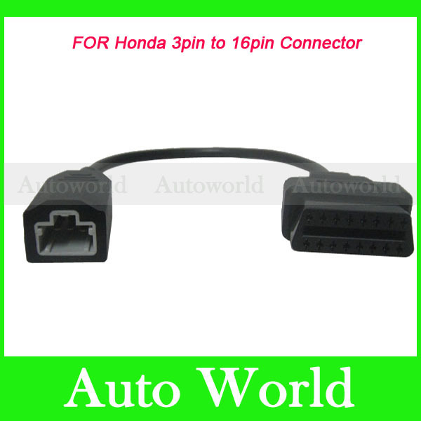 For Honda 3pin OBD1 Adapter OBD2 OBDII for Honda 3 pin to 16 pin Connector.jpg