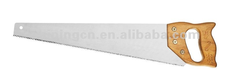 hand saw wood