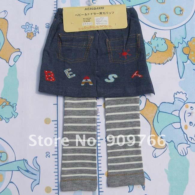 Freeshipping Children Clothes Set Kid's Blue Skirt with Grey Striped Tight Pants 3sizes Mixed TR101 3set lot Wholesale Freeshipping Children Clothes Set Kid's Blue Skirt with Grey Striped Tight Pants 3sizes Mixed TR101 3set lot Wholesale