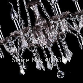 Crystal Chandelier with 6 Lights - Graceful Candle Featured Style