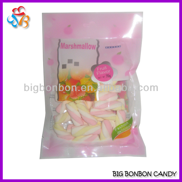 Mini Twist Shape fruit Marshmallow