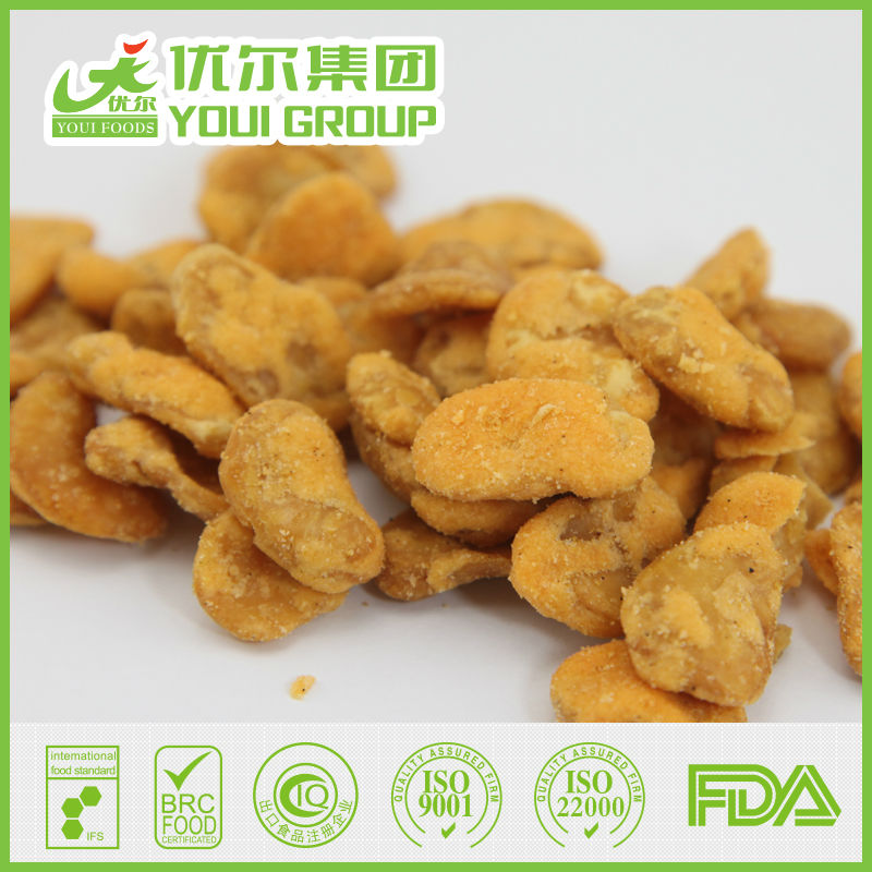 Broad Bean Chips / Fava Bean Chips snack, OU kosher, Halal, Haccp, BRC.
